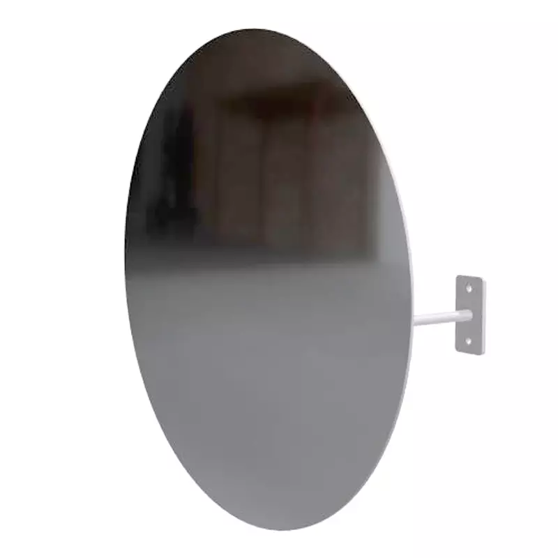Industriespiegel RVS met RVS beugel Ø60 cm