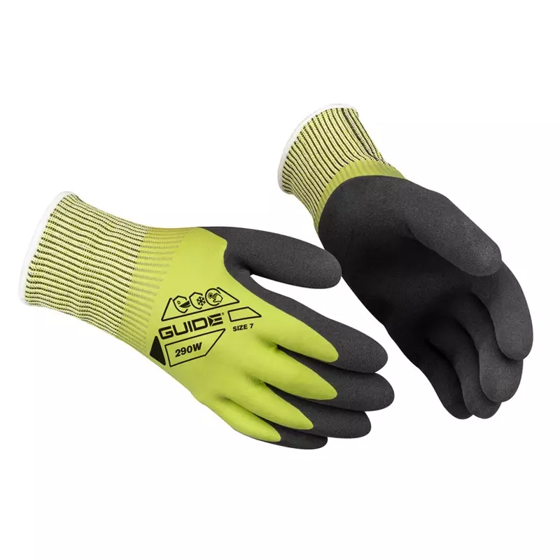 Guide 290W cold-resistant latex glove size 9