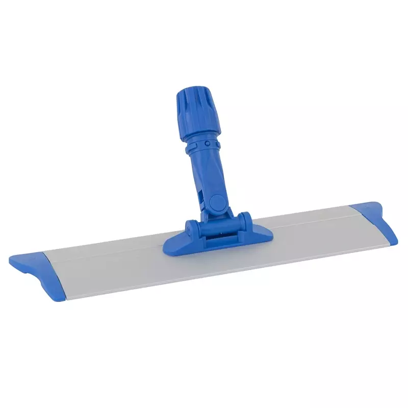 Aluminum flat mop holder with Velcro 40 cm