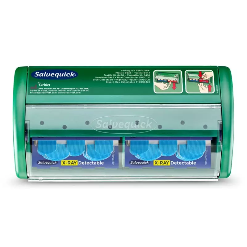 Distributeur de pansements Cederroth Salvequick 510003295 détectable aux rayons X
