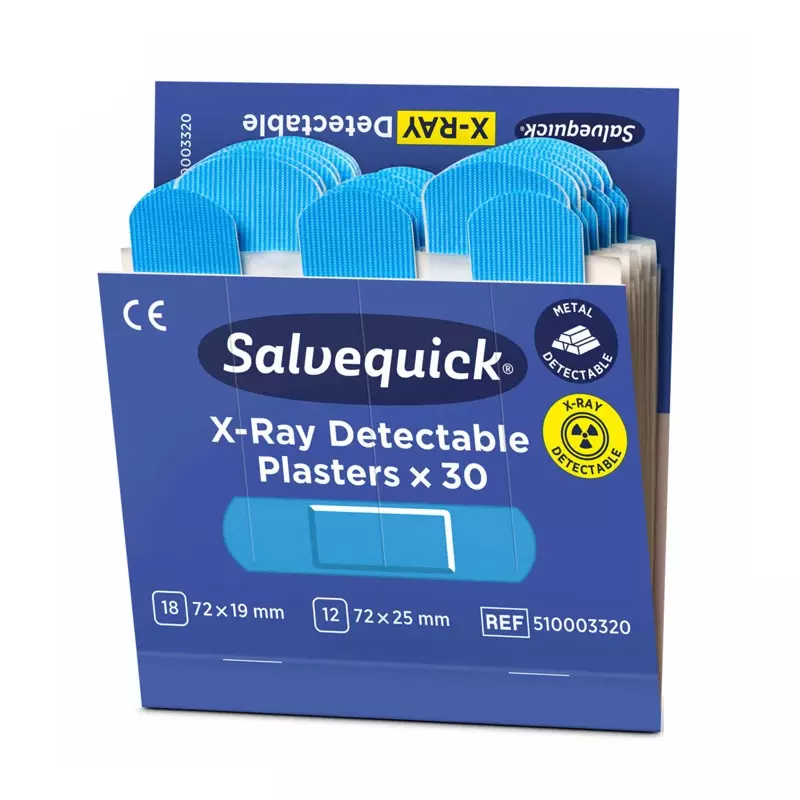 Patchs Cederroth Salvequick 510003320 détectables aux rayons X