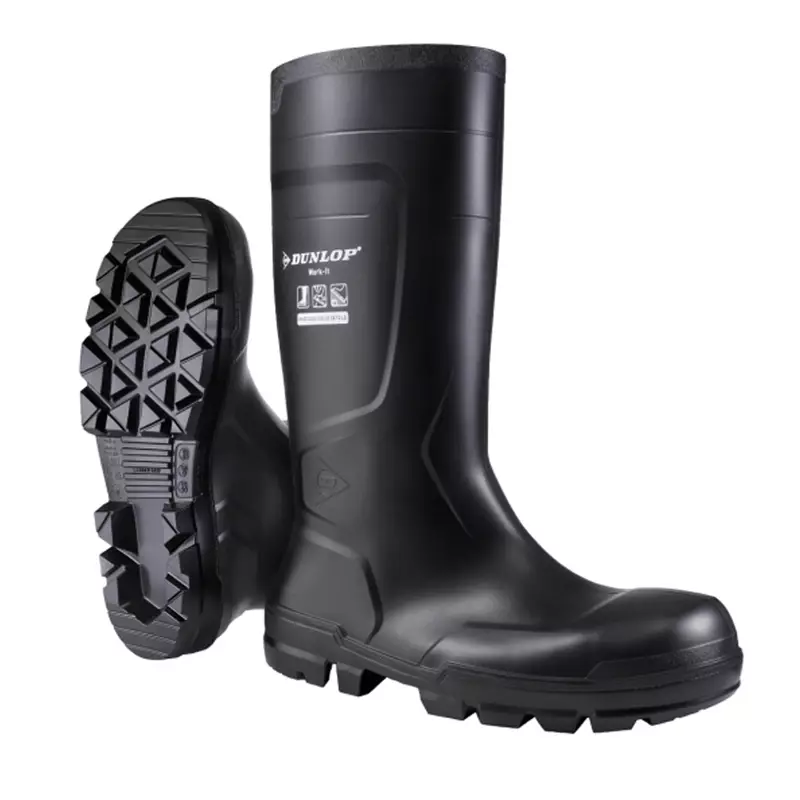 Bottes de sécurité Dunlop Work-It NB2HD01 S5 SR noires, pointure 44