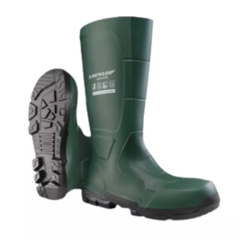 Bottes de sécurité Dunlop JobGuard Full Safety NA2KL01 S5 SRC vertes, pointure 49