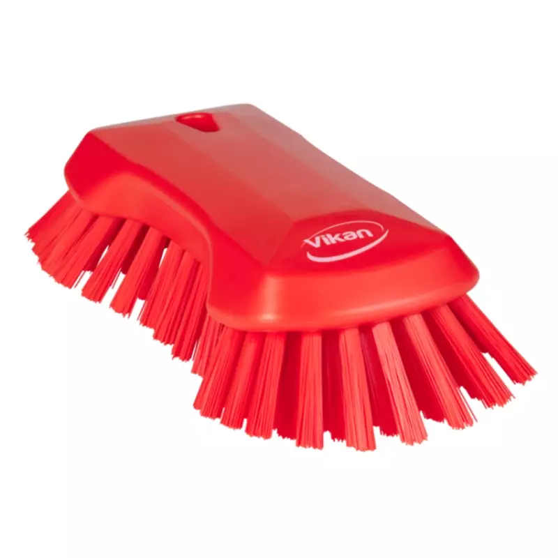 Vikan 38944 werkborstel extra groot extra hard 230 mm rood