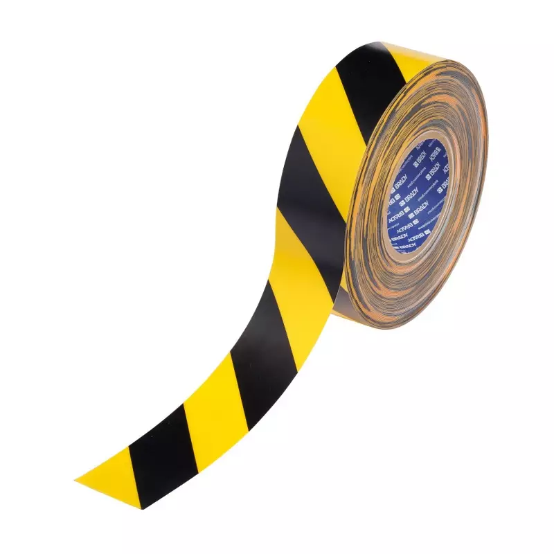 Ruban adhésif barrière Brady ToughStripe Max PE noir/jaune 50,80 mm