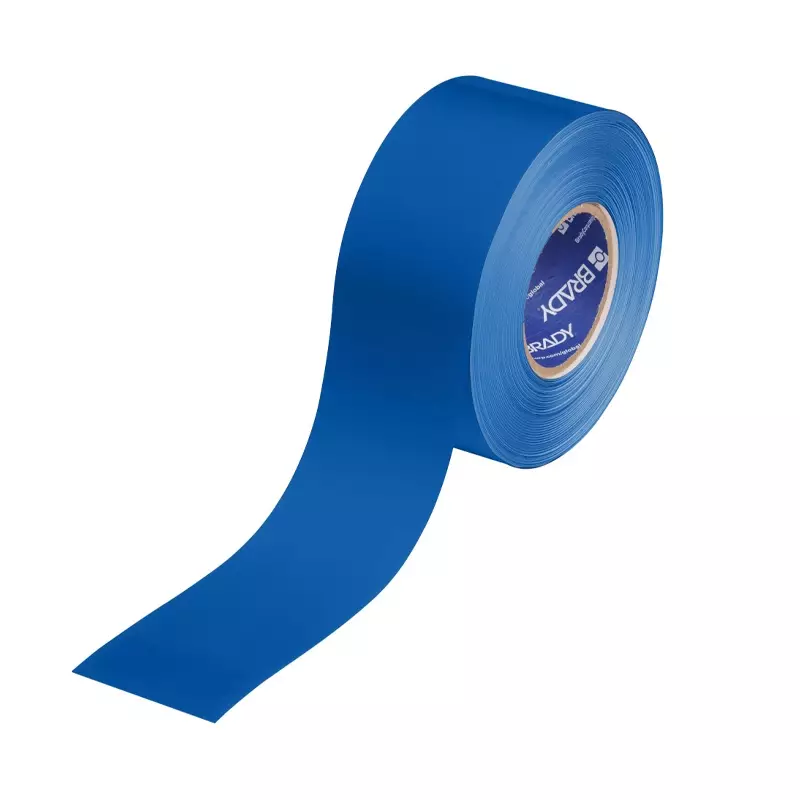 Bande de délimitation Brady ToughStripe Max PE bleue 76,20 mm