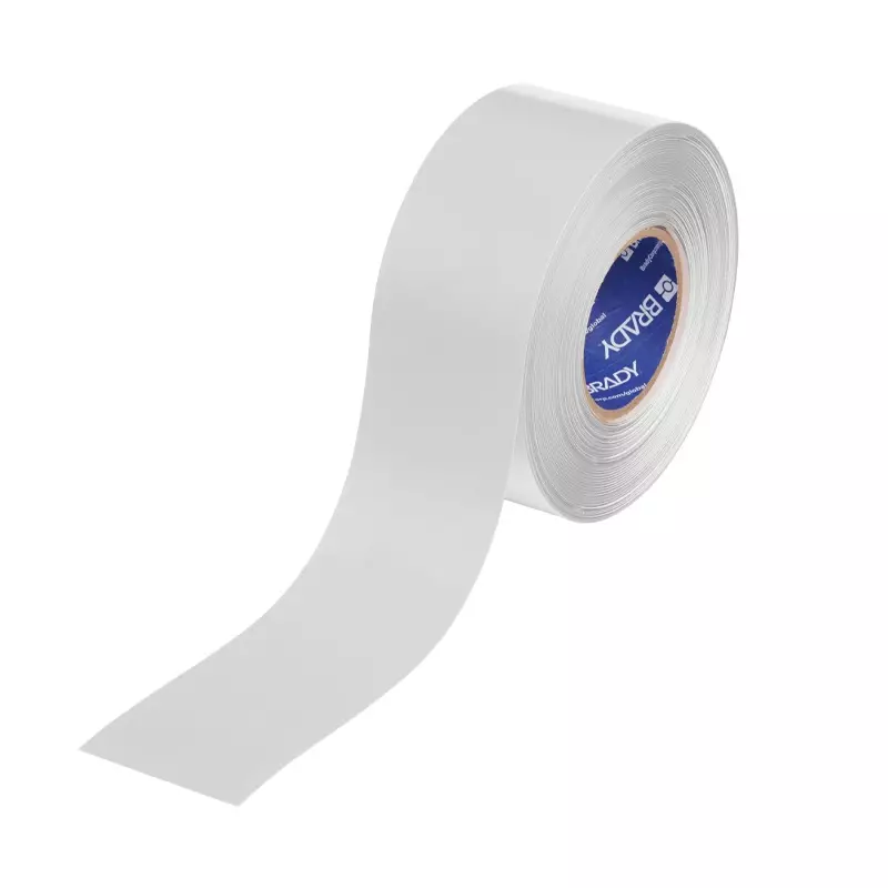 Bande de délimitation Brady ToughStripe Max PE blanche 101,60 mm