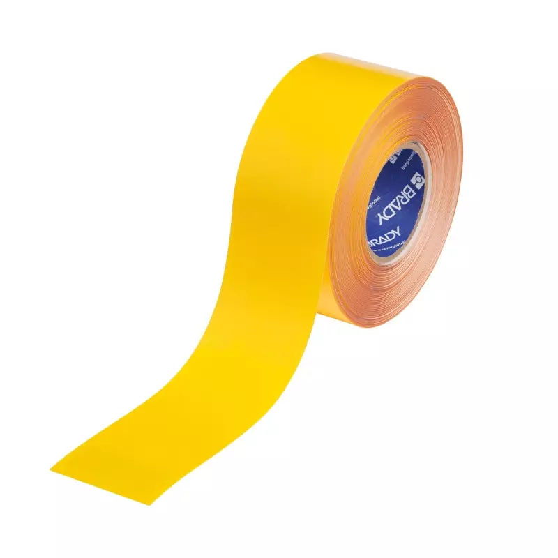 Brady ToughStripe Max afbakeningstape PE geel 76,20 mm