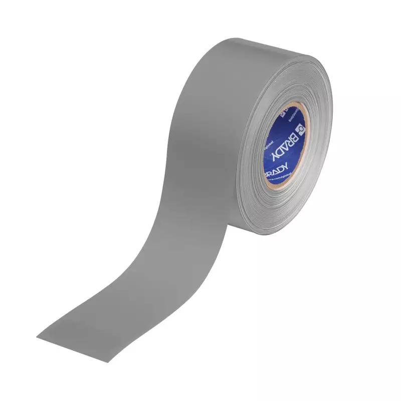 Bande de délimitation Brady ToughStripe Max PE grise 101,60 mm