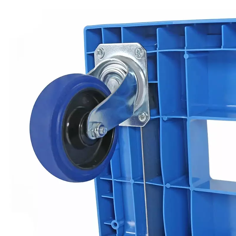 Plastic base galvanized forks 800x600 mm red