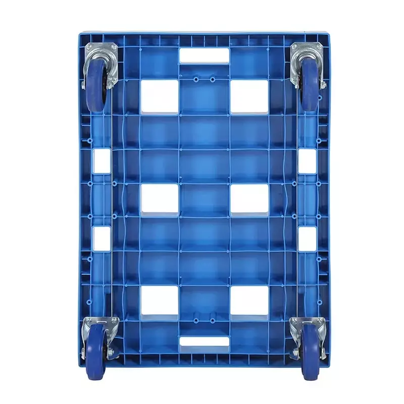 Plastic base galvanized forks 800x600 mm red