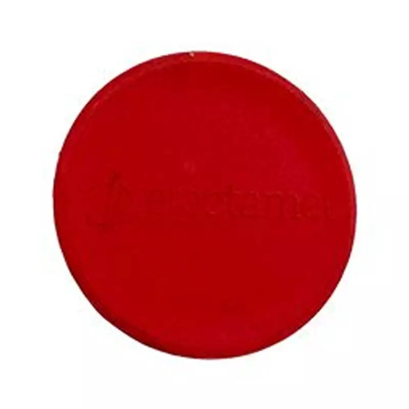 Detectamet detectable whiteboard magnet Ø34x6 mm red