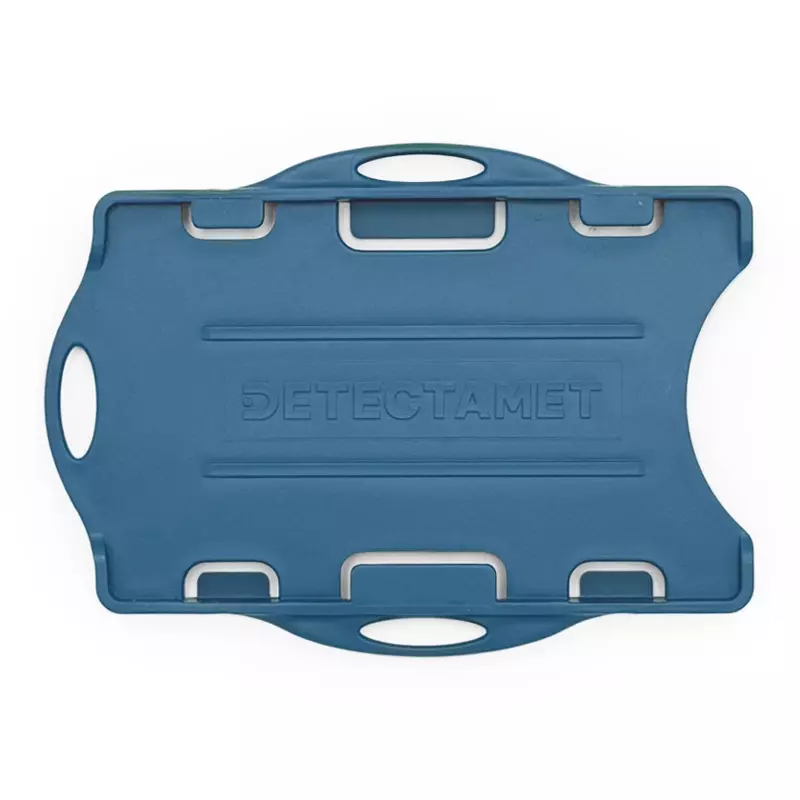 Porte-cartes Detectamet double face détectable bleu