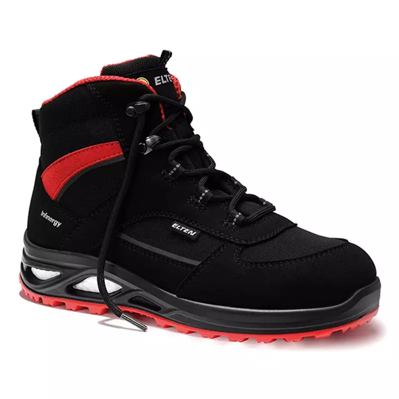 Elten Hannah XXTL Black-Red Mid veiligheidsschoen dames S3S SR ESD maat 38