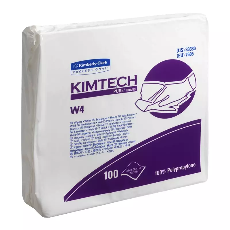 Kimberly-Clark Kimtech Pure 7605 cleaning cloths 304x304 mm white