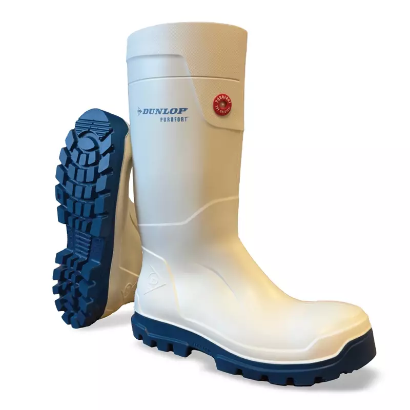 Dunlop Purofort Foodpro+ veiligheidslaars food S4 CI SR wit maat 35