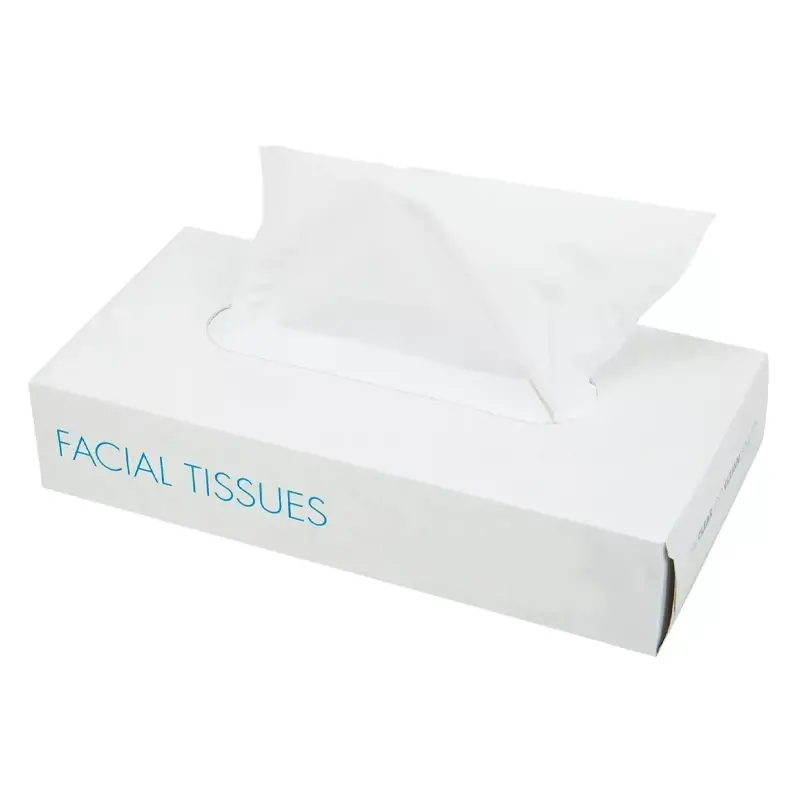 Facial tissues cellulose 2-lgs 20x19,5 cm