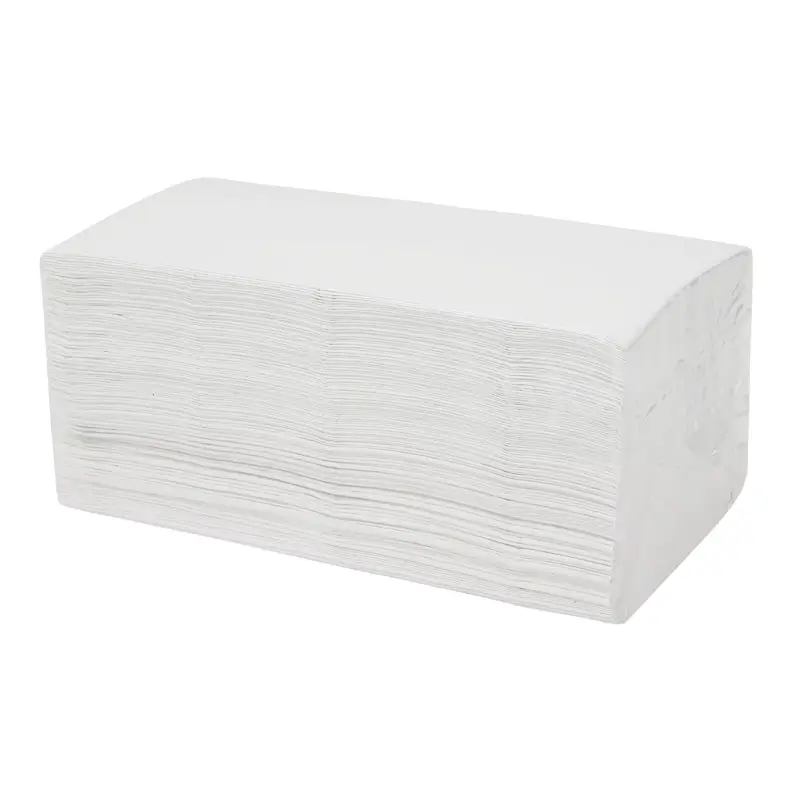 Handdoekpapier V-fold 2-laags 22x22,5 cm wit 