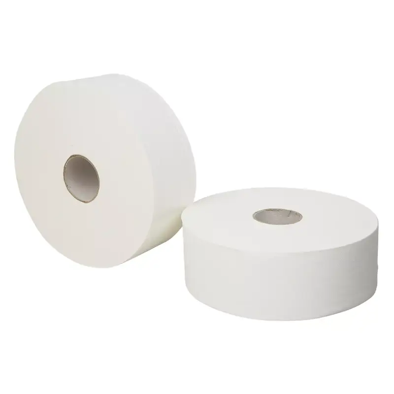 Toiletpapier maxi jumbo tissue 2-lgs 350 m wit