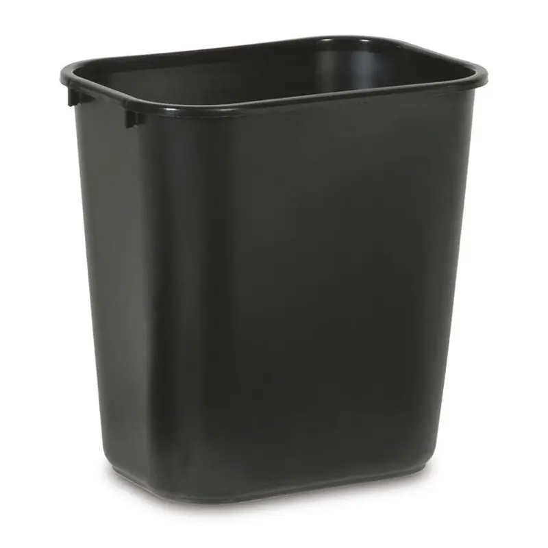 Poubelle rectangulaire Rubbermaid 26,6 l noire