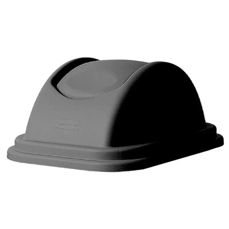 Rubbermaid flap lid for rectangular waste bin 39 liters black