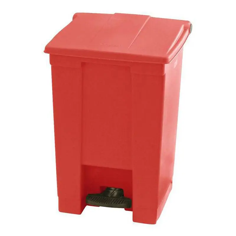 Afvalbak Step-On Classic 413x400x600 mm 45 l rood