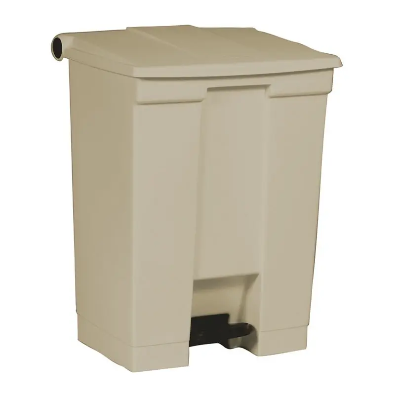 Poubelle à pédale Classic 413 x 400 x 600 mm 45 l beige