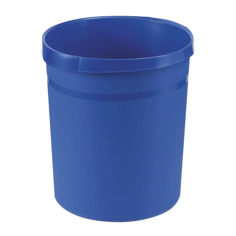 Round plastic waste bin Ø312x350 mm 18 l blue
