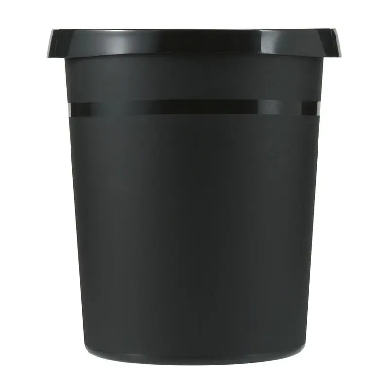 Round plastic waste bin Ø312x350 mm 18 l black
