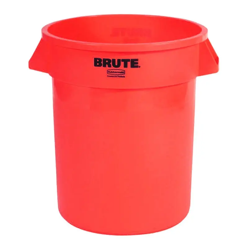 Container rond PE Brute Ø557x705 mm 121,1 l rood