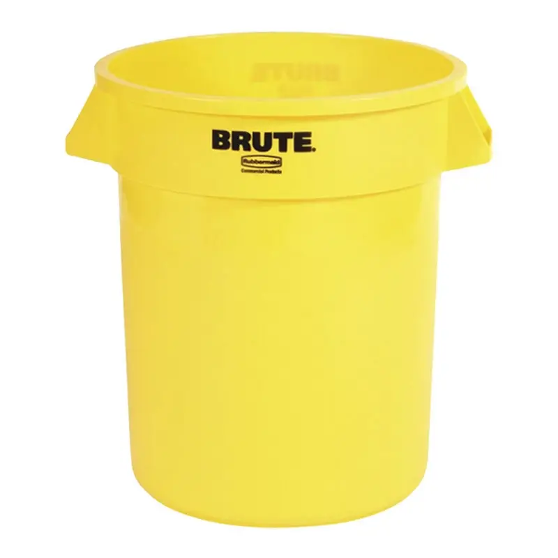 Container rond PE Brute Ø557x705 mm 121,1 l geel