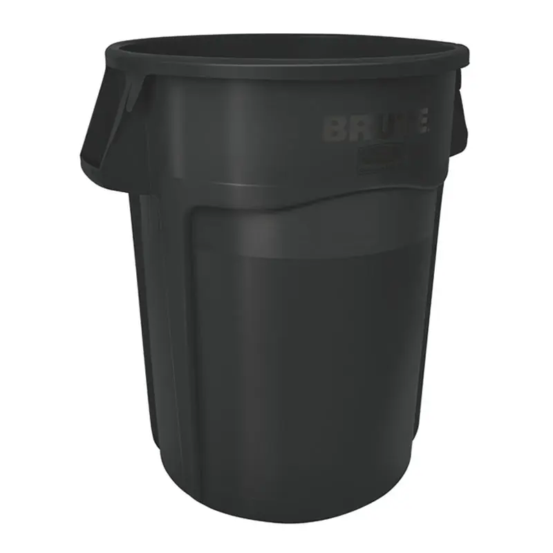 Round PE Brute container Ø610x800 mm black