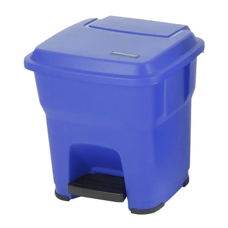 Poubelle à pédale hygiénique Vileda Hera 35 litres bleue