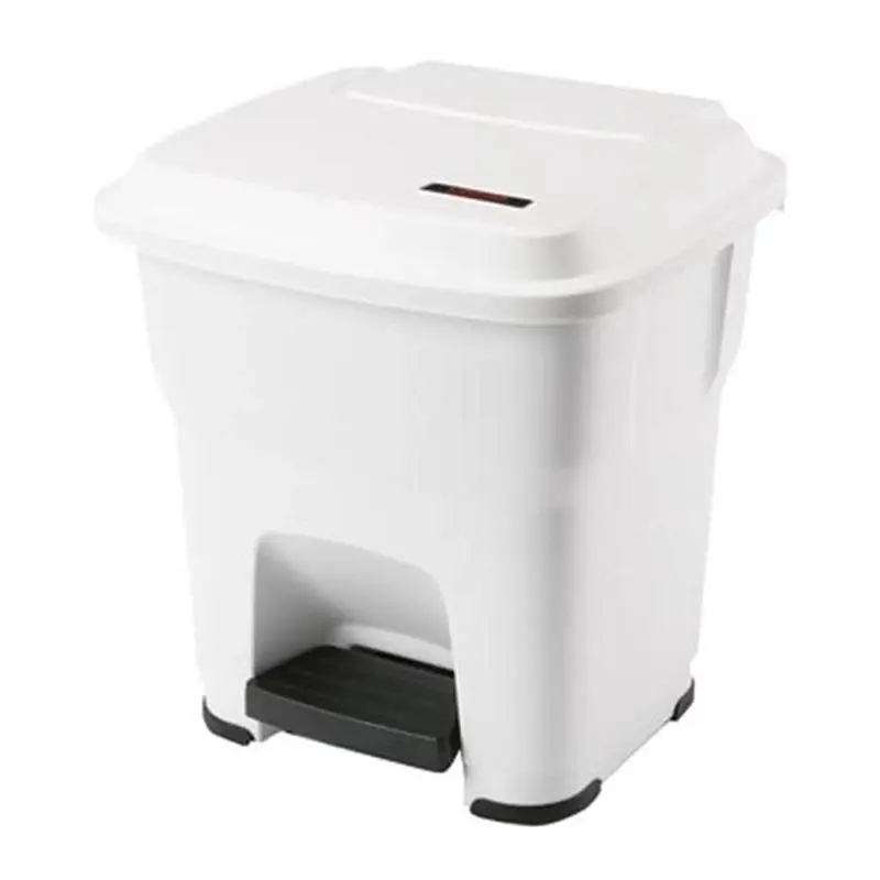 Poubelle à pédale hygiénique Vileda Hera 35 litres blanche