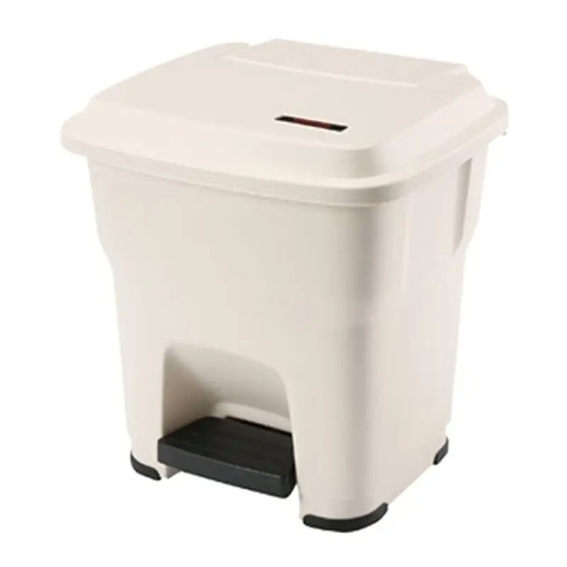 Vileda Hera hygiënische pedaalemmer 35 liter beige