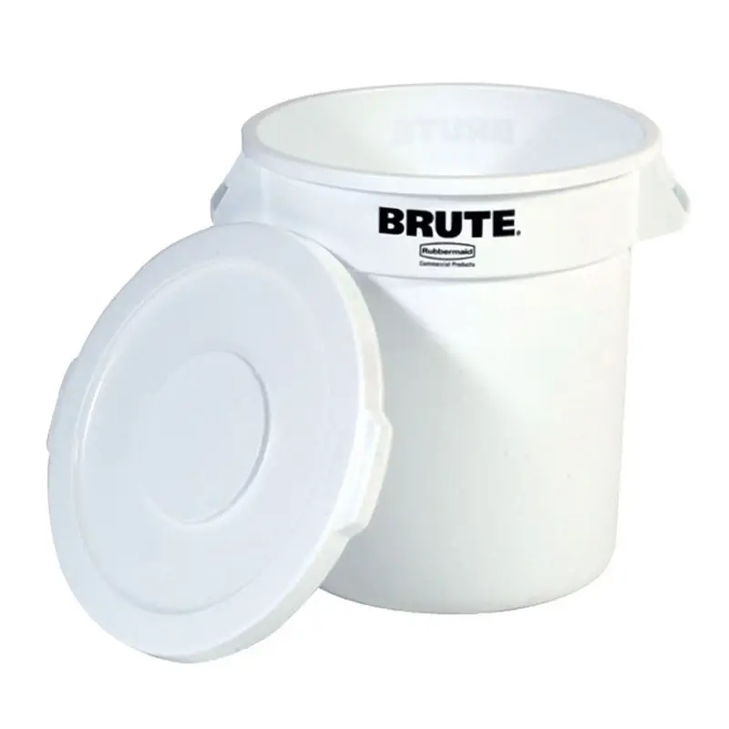 Deksel PE voor ronde Brute container 75,7 l wit