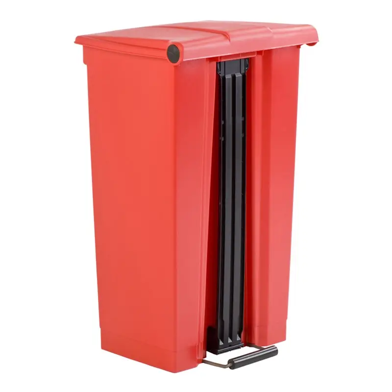 Rubbermaid Step-On Classic waste bin 87 liters red