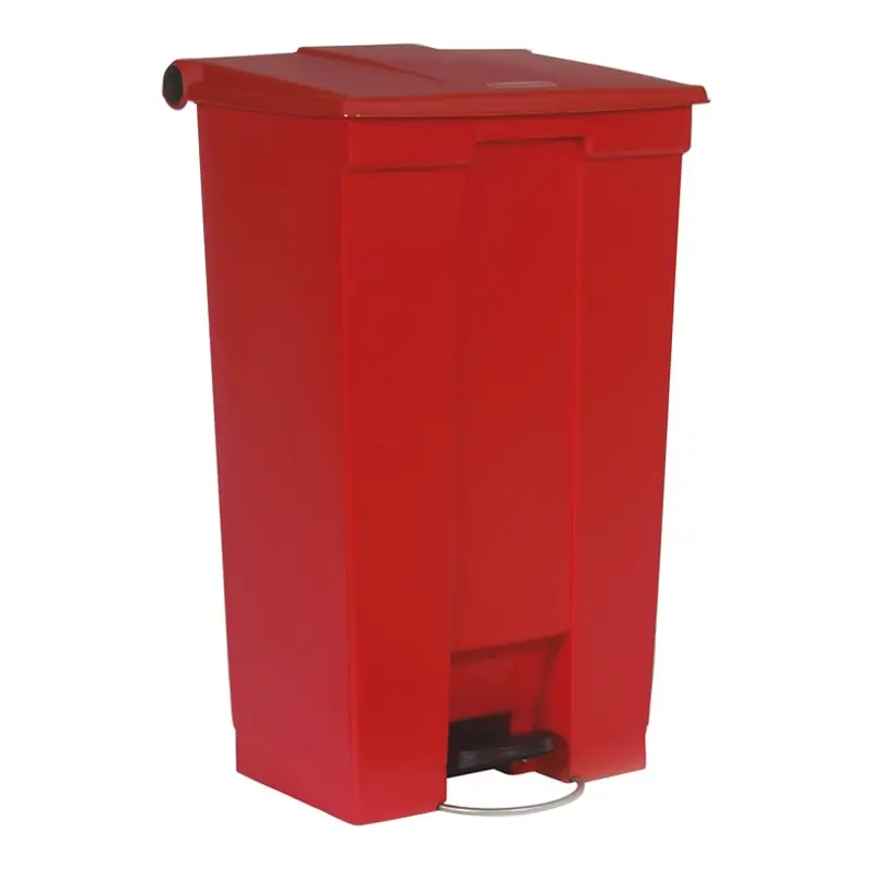 Rubbermaid Step-On Classic waste bin 87 liters red