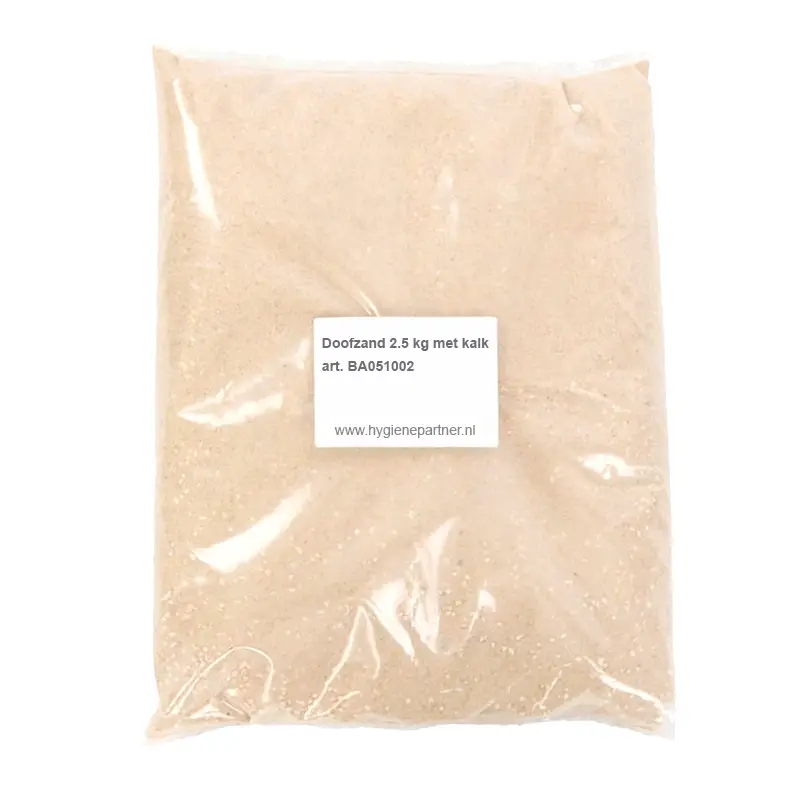 Extinguishing sand for ashtrays, 2500 gram bag