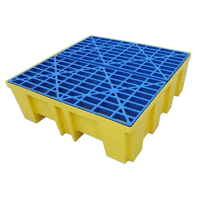 Opvangbak SPC SC-DP4 1320x1320x430 mm 510 l geel/blauw