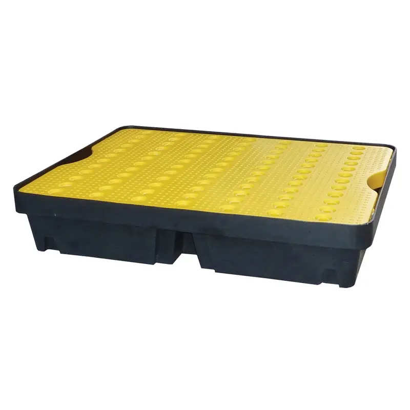 Opvangbak SPTY-40-YL-BK 600x800x155 mm 40 l zwart/geel