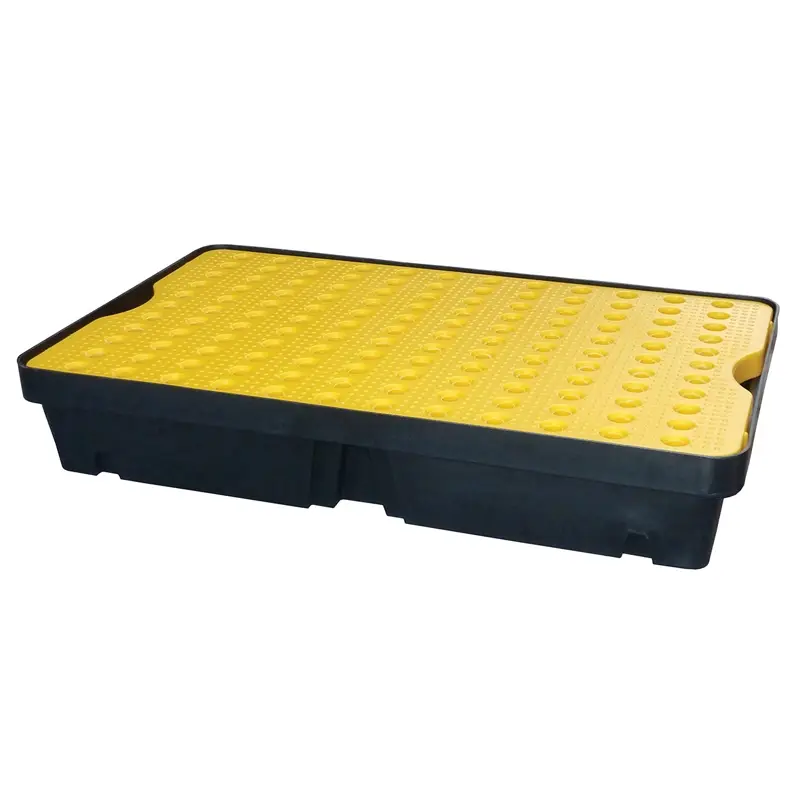 Poubelle de collecte SPTY-20-YL-BK 1000x600x175 mm 60 l noir/jaune