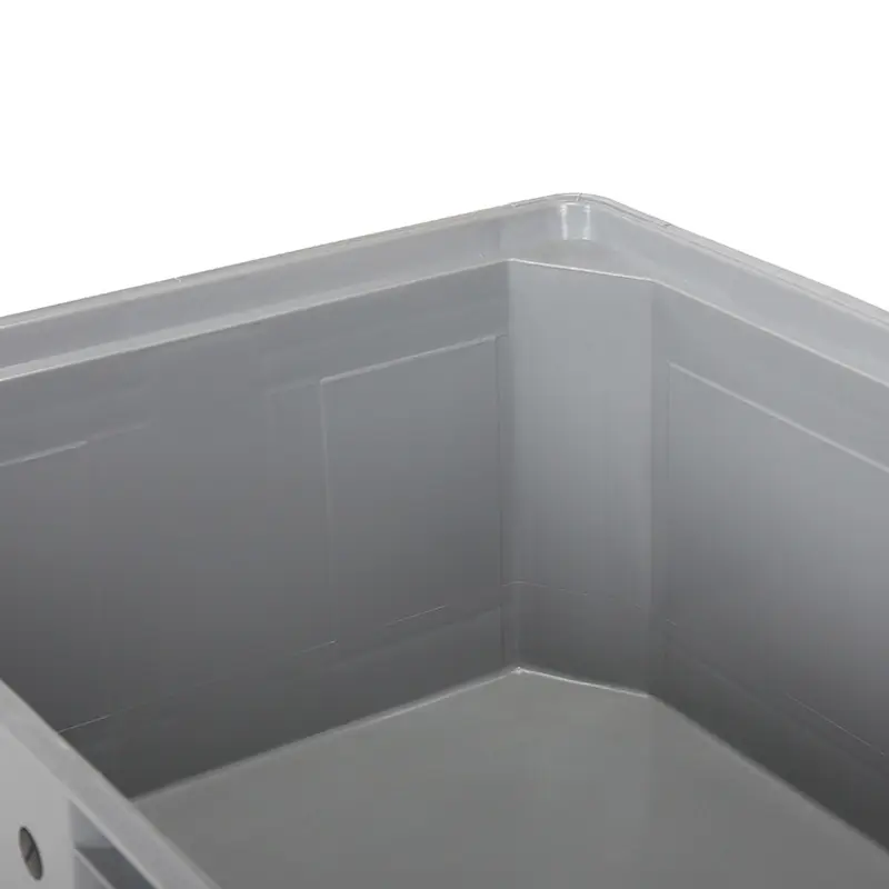 Caisse-palette 2 rails 1200x800x600 mm 330 l gris