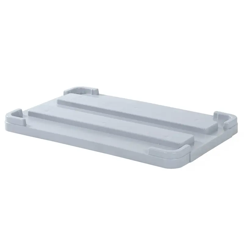 Oplegdeksel 1050x650 mm voor mini palletbox grijs