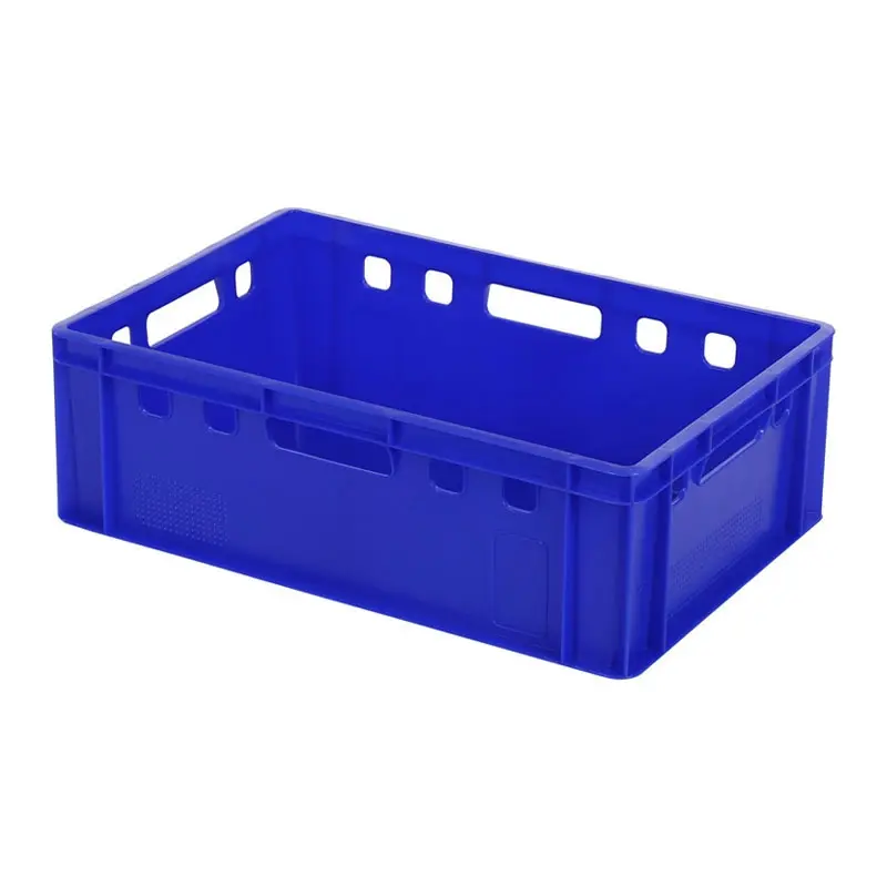 Stacking container E2 Euronorm 600x400x200 mm 35 l blue