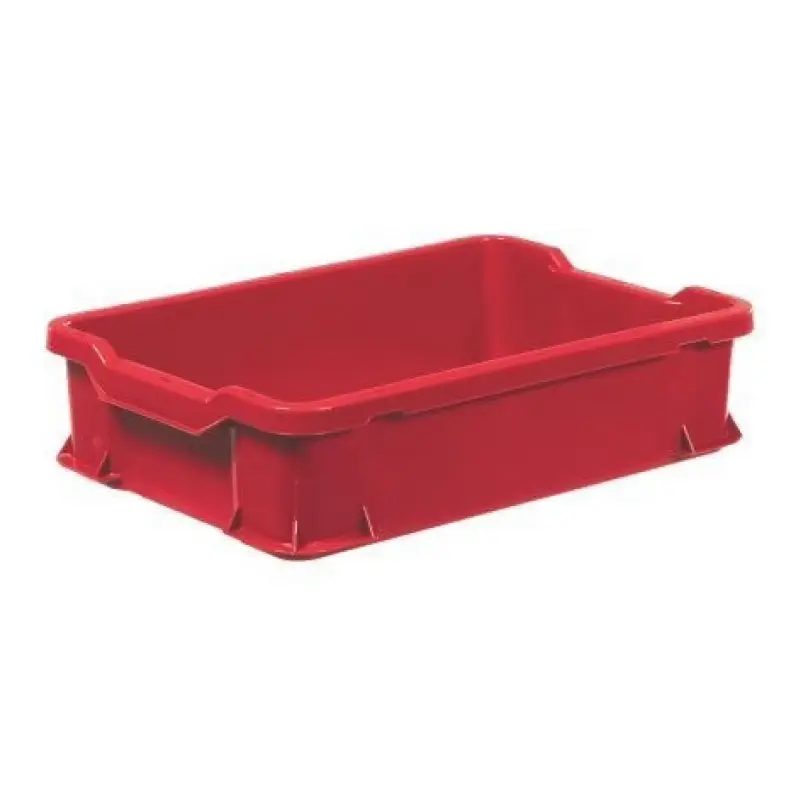 Stacking container Unibox 600x400x145 mm 24 l red