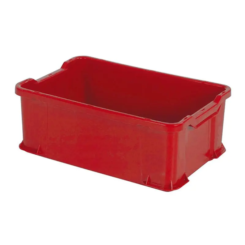 Stacking box Unibox 600x400x225 mm 40 l red