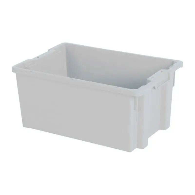 Stackable nesting box Tellus 600x400x270 mm 50 l white