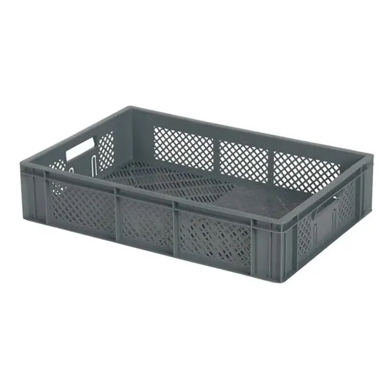Stacking crate Euronorm RX 600x400x133 mm 24.9 liters grey