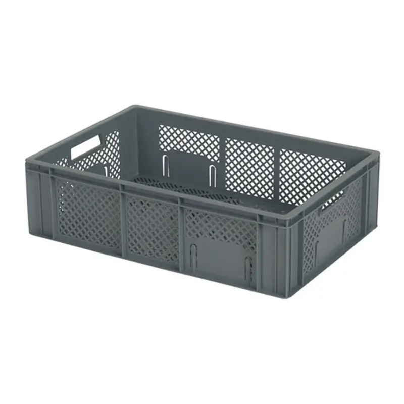 Stacking crate 600x400x171 mm 33.5 l grey